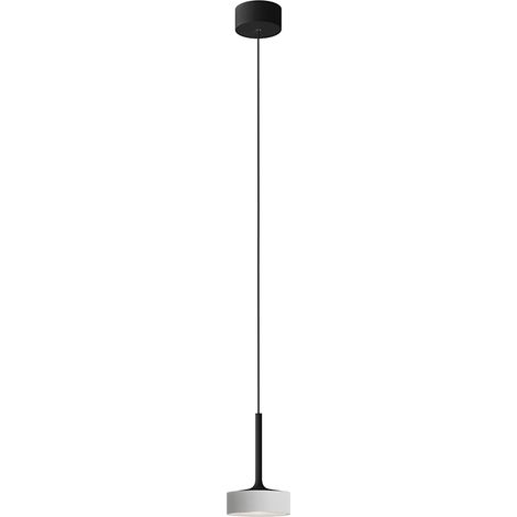 Hole Sospensione Nero/Bianco LED 13W 38° IP20 3000K CRI90 - Lampada a sospensione potente in alluminio per interni - Rossini Group (1/5)