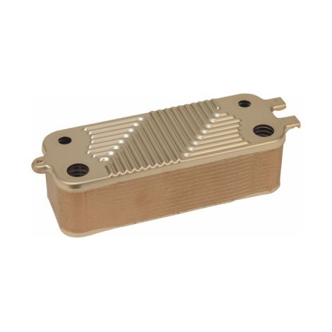 Elm Leblanc – Echangeur thermique à plaques micro-accumulateur – Longueur 600mm – Largeur 400mm – 2 plaques – Poids 5kg pour chaudières à gaz (1/6)