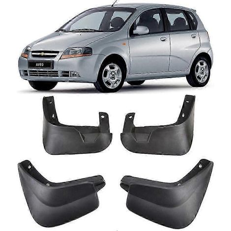 Bavettes de protection avant et arrière pour Chevrolet Aveo à hayon (2007-2011)