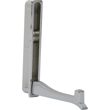 Porte cintres escamotable - Décor : Noir - Encastrement : 173,5 x 13,5 x 11 mm - Finition : Mat - Hauteur : 177 mm - Nombre de cran : 3 - Profondeur dépliée : 157 mm - SIRO (1/5)