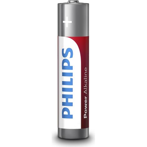 Pile alcaline rechargeable Philips transparent AAA 8 batteries