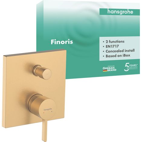 hansgrohe Finoris Einhebel-Wannenarmatur Unterputzmodell mit