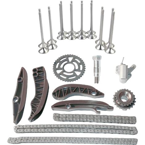 Kit catena di distribuzione per auto sportive di lusso, Materiale: N47D20D, Dimensioni: 36 mm x 17 mm x 14 mm, Peso: 2,8 kg, Compatibilità: E90 E91 E92 E93 F30 F31 F34 F32 F82 F33 F36, Certificazione: (1/5)