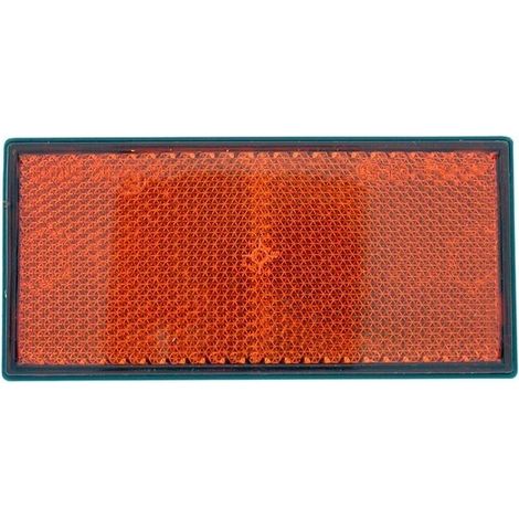 Reflector cinta naranja rectangular 105x48 mm