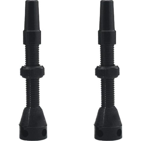 Valve Pneu 44 mm x2, Valve tubeless, valves universelles compatibles VTT, Route, Gravel Installation Facile, étanches et durables, pour pneus vélo avec Valves Presta Tubeless (1/5)