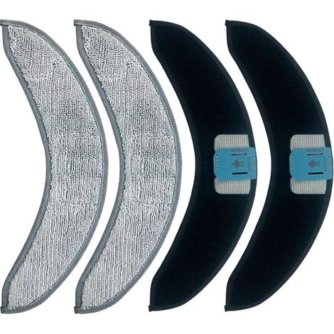 Paquete de 4 paños de limpieza para la aspiradora robot iRobot Roomba Combo J7/J7+, accesorios, repuestos para aspiradoras (1/4)