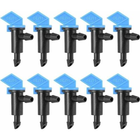 Arroseur Drapeau Irrigation 2GPH 8L H Pour Pelouse Avec Tubes 4 7mm Lot De 30 Pièces
