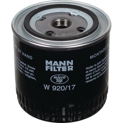 Filtro cambio aceite lubricaci贸n MANN-FILTER W92017 (1/2)