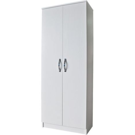 KIT ARMADIO 2 ANTE SCARPIERA 5 RIP 71X38X182 BNCO FRAS