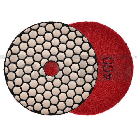 DISCO ABRASIVO LEVIGATURA LUCIDATURA A SECCO GRES 100mm GR400 G78933