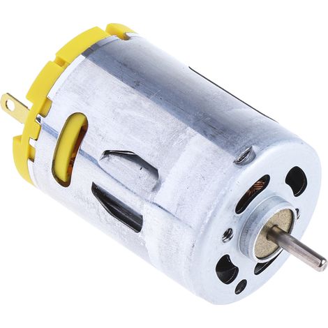 Moteur à courant continu RS PRO, 4,5 - 15 V c.c., 7,98 W, 9 869 tr/min, dia. de l'arbre 2.31mm ( Prix pour 1 ) (1/3)