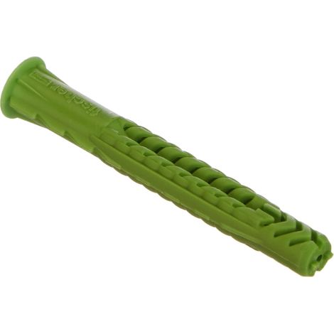 Cheville tous matériaux UX GREEN 6x50 avec collerette, fabriquée à base de matières premières renouvelables/Boîte de 40, vert (1/5)
