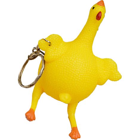 Poulet anti-stress à presser, jouet de poule pondeuse, farce pour les amis et la famille (1/4)