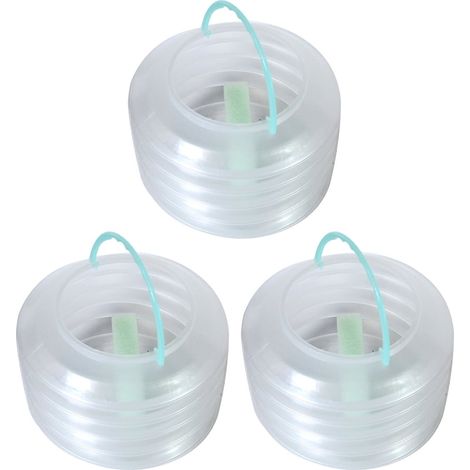 JANMIR-Lot de 3 nettoyeurs de pinceaux flexibles, format voyage, transparents. (1/5)