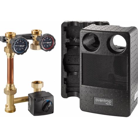Oventrop Heizkreisset Regumat M3-180 - kurze Bauform, gemischt (ohne Pumpe)