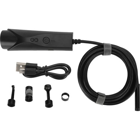 Caméra d'inspection WiFi HD 1080P IP67 étanche 8mm avec 6 LED, endoscope sans fil 5m/16,4ft pour Android et IOS (1/5)