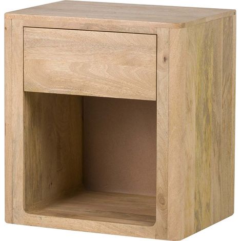 Felo Couchtisch aus braunem Mangoholz, 55 x 40 x 60 cm (1/5)