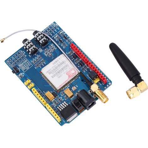 Quadband-GSM/GPRS-Modul-Antennen-Shield-Entwicklungsboard für Arduino (1/5)