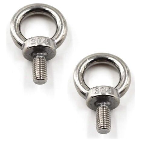 M16 304 stainless steel lifting eye bolts (pack of 2)