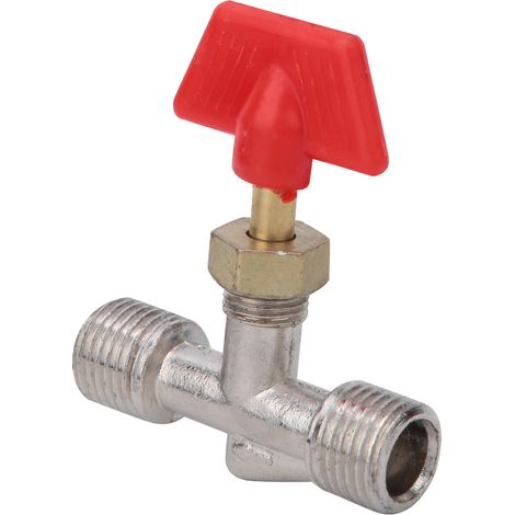 Lot de 5 vannes à aiguille 1/4 po à flotteur et bille, pièces de rechange pour compresseur d'air (1/5)