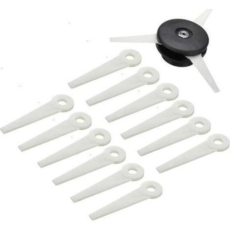 Tête de débroussailleuse + 12 Lames de Coupe pour STIHL POLYCUT 6-3 FS40 FS45 FS46 FS50 (1/5)