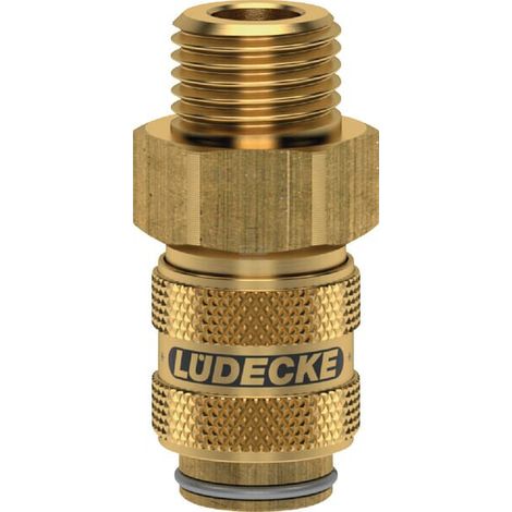 Acoplam. r谩pido macho BSP 1/4" L脺DECKE ESM14AAB (1/2)