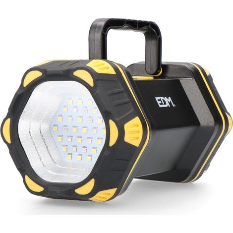 Lampe de poche à main LED, spot LED 5W, LED latérale 3W, LED SMD 3W EDM 36144 (1/5)