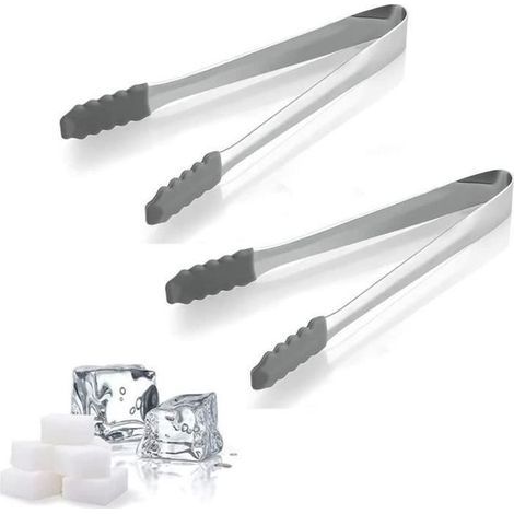 pinze per il ghiaccio, pinze per il ghiaccio in acciaio inox, pinze per caramelle, pinze da portata in acciaio inox (1/4)