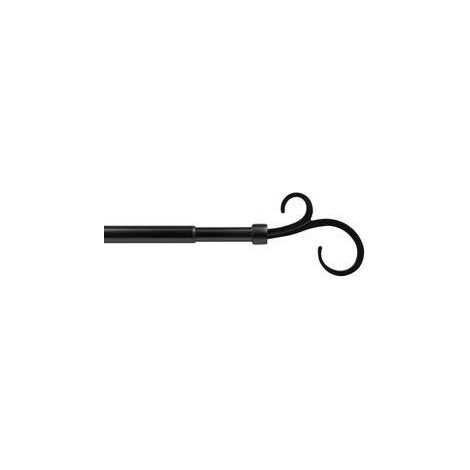 6 x BASTONE METALLO D 19/16 120/210CM PASTORALE NERO