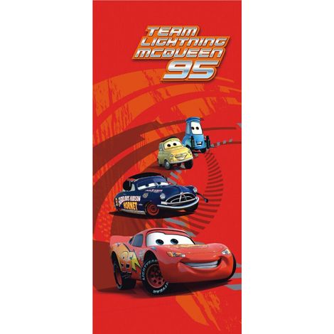 Poster porte Flash 95 Cars Disney intisse 90X202 CM (1/4)