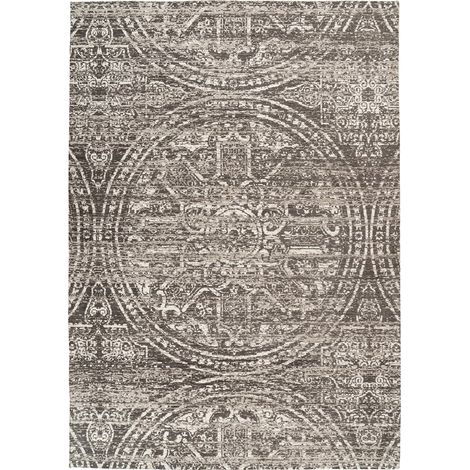 Tapis oriental gris doux facile à entretenir - 170 x 120 cm (1/4)