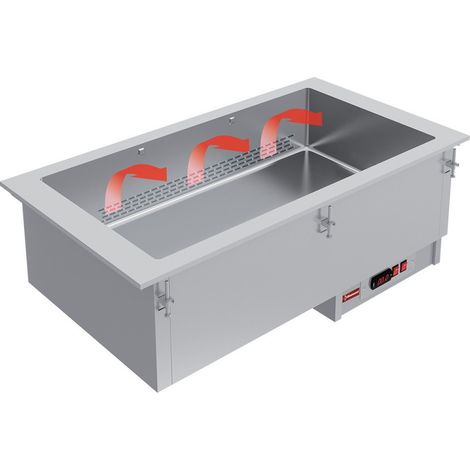 Elément bain-marie 3 GN 1/1 - à sec - ventilé - Diamond (1/3)