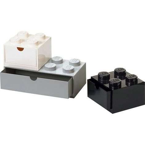 Boîte de rangement Room Copenhagen desk drawers design Lego monochrome