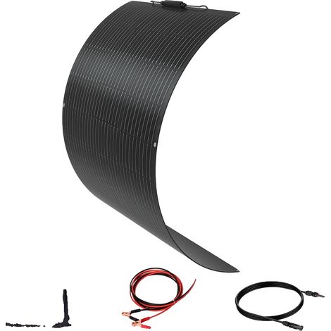 Panneau Solaire, Monocristallin, Semi-Flexible, Kit solaire de 100W B (1/2)