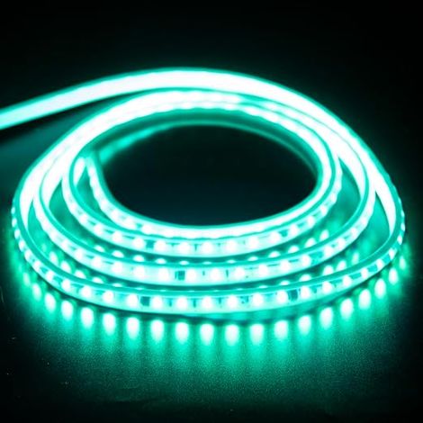220 V RGB LED Strip 7 m Multi-Coloured 5050 60leds/m without transformer IP67 Waterproof Strip Light, 7 Metre Dream Color Running LED Strips (7, RGB) (1/5)