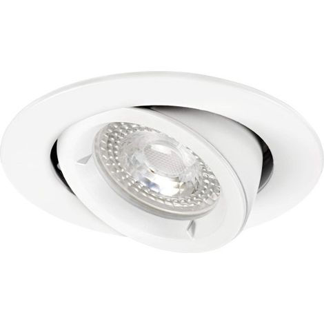 ARIC 4897 SPEED 90 Empotrable GU10 redondo basculante blanco Bombilla no incluida