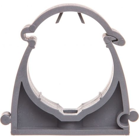 Geschlossener Rohrhalter für 32-mm-Rohre, grau, UZ 32 SZ 10504 /100 Stück/