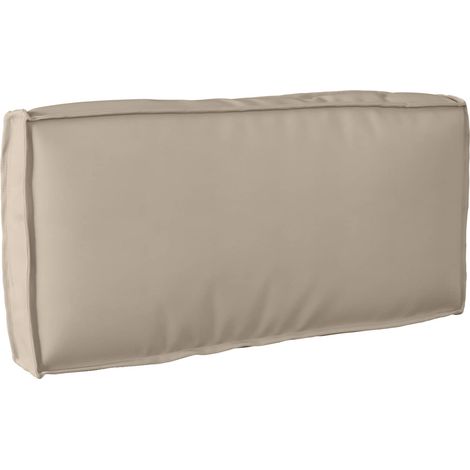Kissen Taupe 80 x 40 x 12 cm Oxford-Stoff