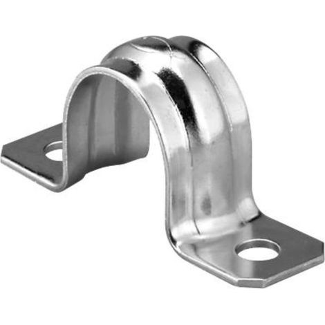 Soporte Lateral Oval Para Tubo Ø 16 mm. Cromado
