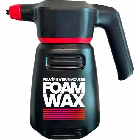 Pulvérisateur mousse électrique Foamwax 2L - rechargeable USB‑C, autonomie 1h, mousse dense