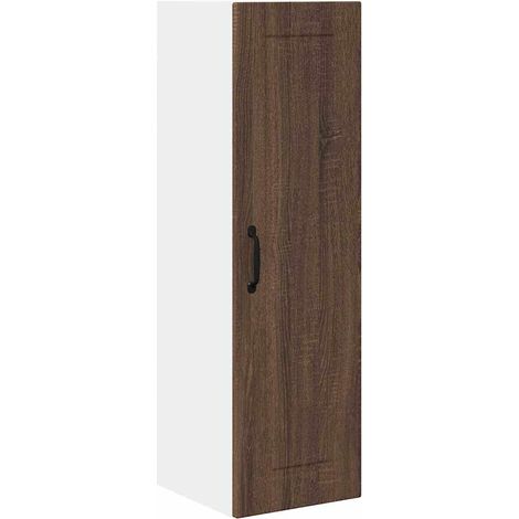 Meuble mural de cuisine，Armoire de cuisine avec porte Chêne brun 30 x 31 x 100 cm CFW65417 (1/5)