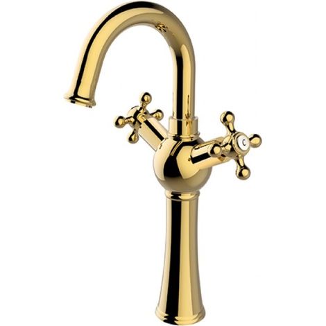 Robinet de lavabo haut Besco rétro I or (1/2)