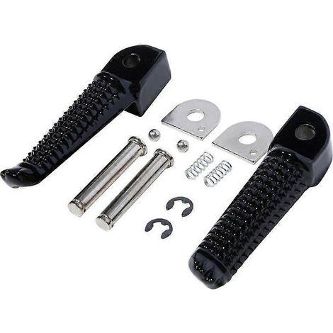 Repose-pieds arrière noir pour moto Yamaha XJR400 1993-2008, YZF R1 1998-1999, FZS600 FAZER 1998-2003, TDR125 1996-2000 (1/5)