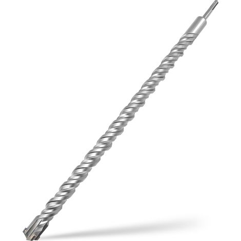 Foret SDS Plus 30mm x 600mm,avec 4 taillants en carbure et double vis,pour pierre naturelle,béton (1/5)
