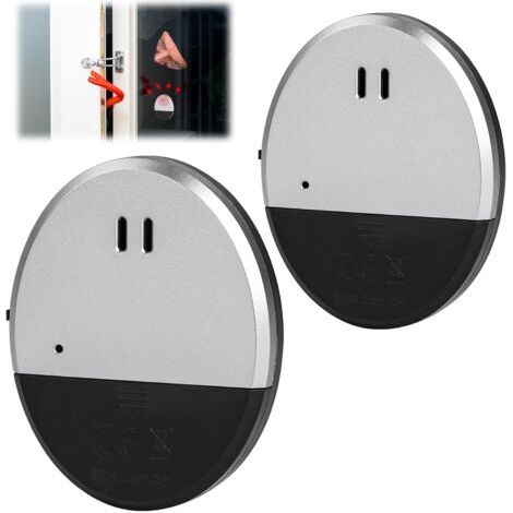 Applicable 2PCS Alarme de fenêtre Ultra Fine de sécurité, alarmes de fenêtre avec Vibrations, Alarme d'alerte de fenêtre avec Support adhésif, 130 DB, pour la Maison, Le Bureau, Le dortoir (1/5)