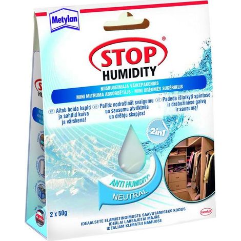 Absorbeur d'humidité Humistop sans odeur 2 sachets
