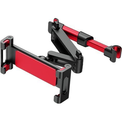 Support de tablette rouge pour appuie-tête de voiture, support extensible pour appuie-tête de voiture