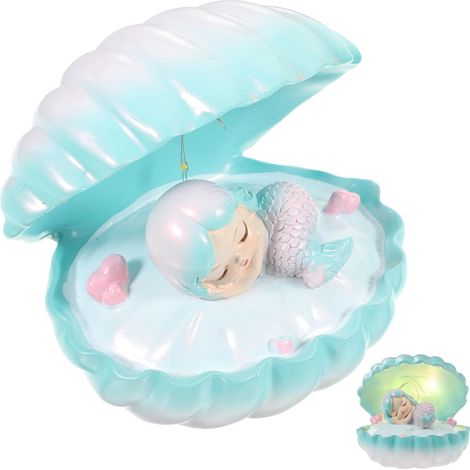 Veilleuse LED Sirène Bleu Lampe de Chevet Décorative en (1/5)