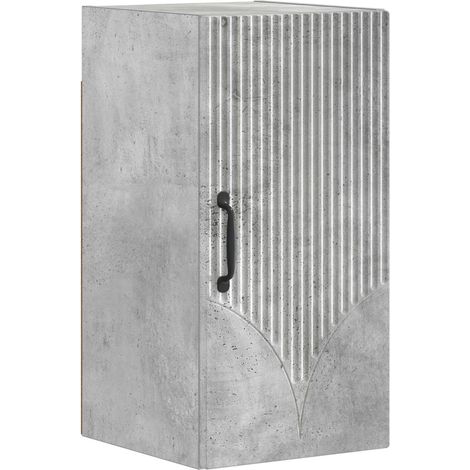 vidaXL Armadio da bagno a muro HOORN Grigio Cemento 30 x 31 x 59 cm (1/5)