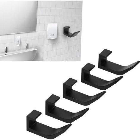 Wandhaken für Handtücher, Badezimmerkleiderhaken, rostfreie Haken, Küchenhaken, Schlüsselhaken (1/5)